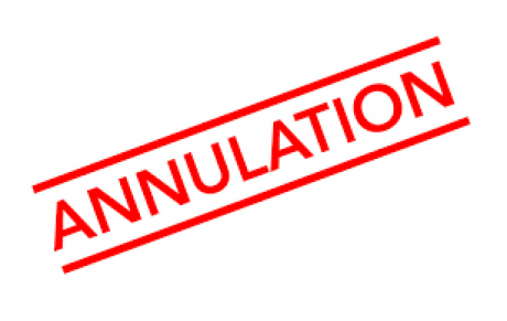 ANNULATION DU TOURNOI DE TRAPPES PREVU LE 7 ET 8 DECEMBRE 2019