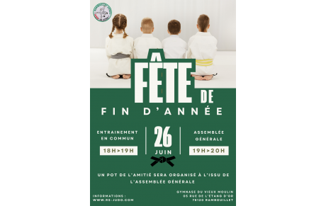 Fête de fin d'année - 26 juin 2026